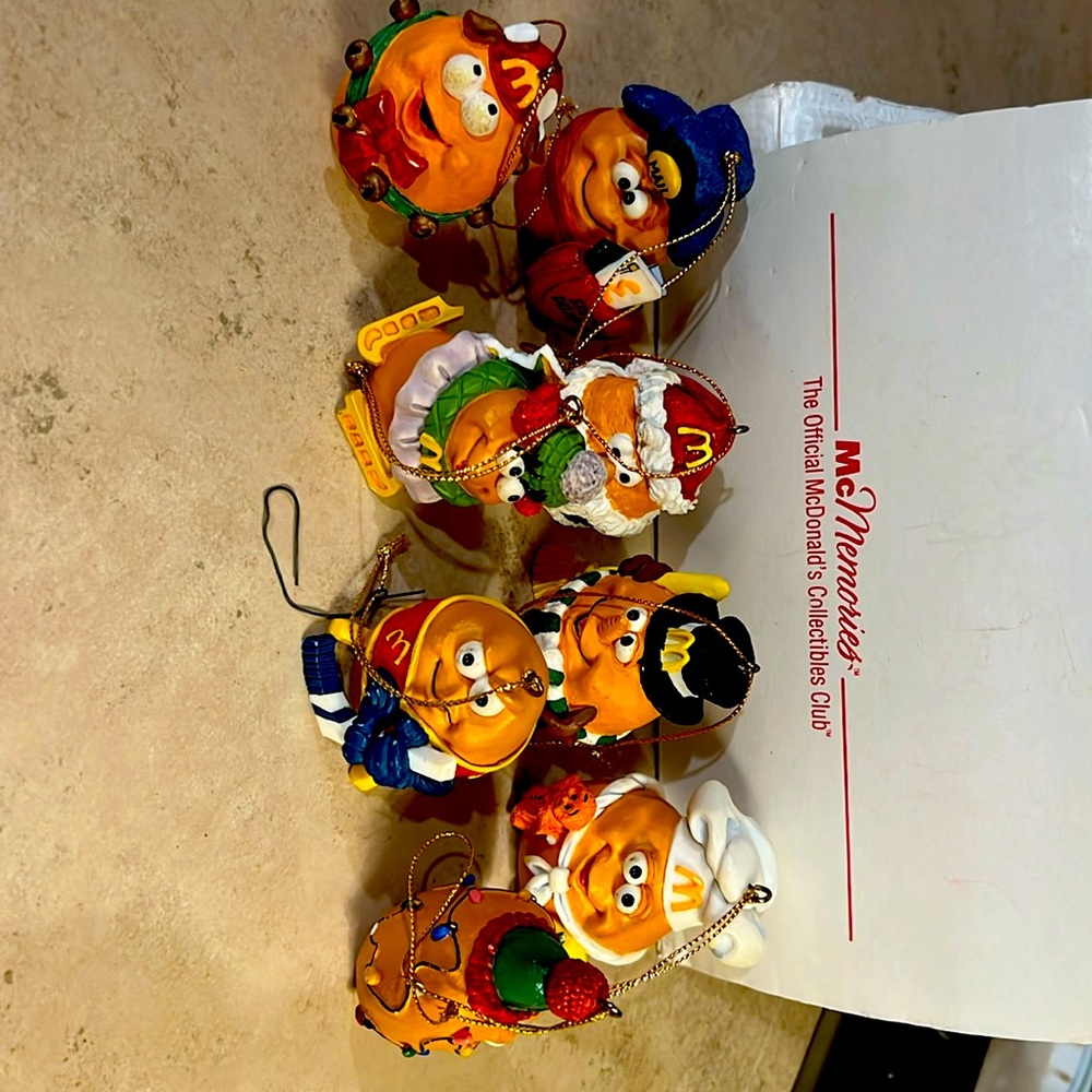 McDonald's McMemories collectible 
Christmas  ornaments